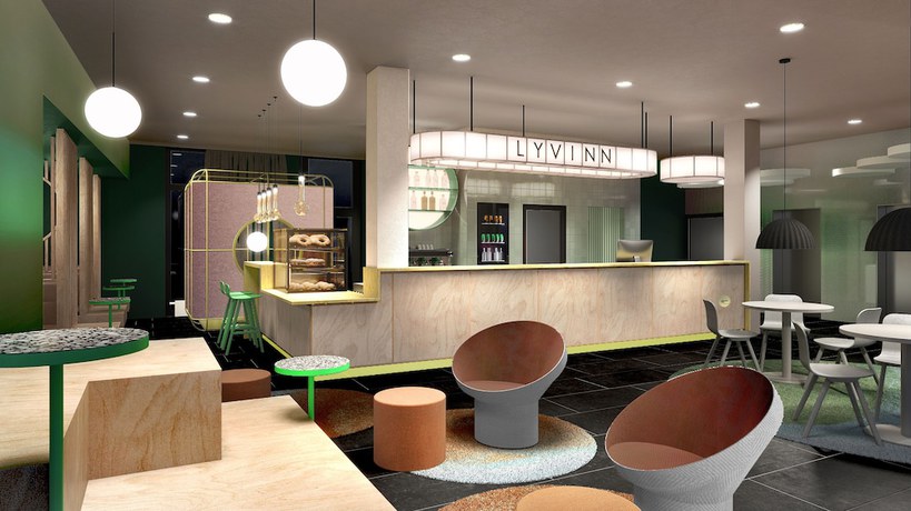 Imagen de los interiores del Hotel LyvInn Frankfurt Messe. Foto 4