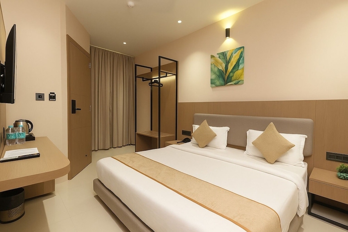 Imagen de la habitación del Hotel M Square Express, Indore. Foto 7