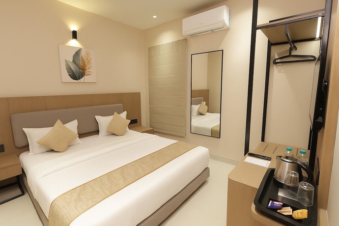 Imagen de la habitación del Hotel M Square Express, Indore. Foto 8