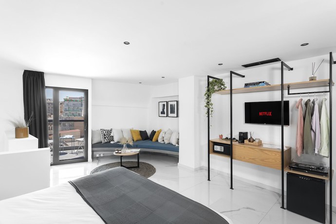 Imagen de la habitación del Hotel MELO Athens. Foto 11