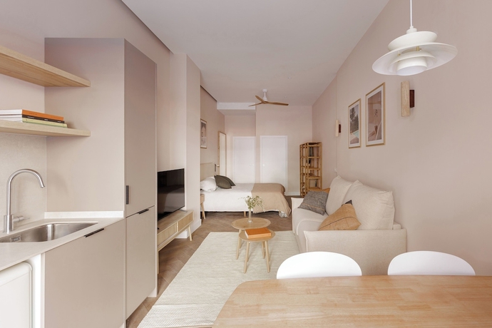 Imagen de la habitación del Hotel MH Apartments Blasco Valencia. Foto 7