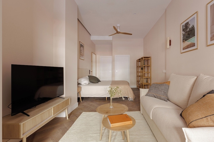 Imagen de la habitación del Hotel MH Apartments Blasco Valencia. Foto 8