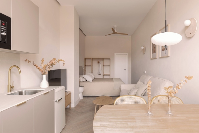 Imagen de la habitación del Hotel MH Apartments Central Valencia. Foto 8