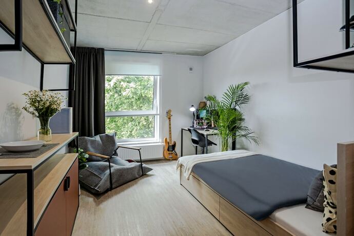 Imagen de la habitación del Hotel MILESTONE Wrocław Ołbin Student Living. Foto 19