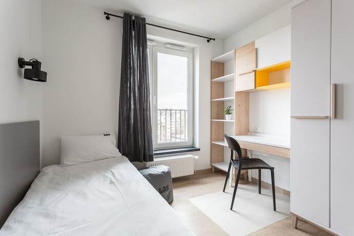 Imagen de la habitación del Hotel MILESTONE Wrocław Ołbin Student Living. Foto 20