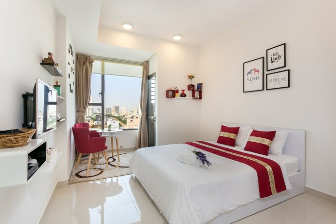 Imagen de la habitación del Hotel MK Rivergate Apartment. Foto 2