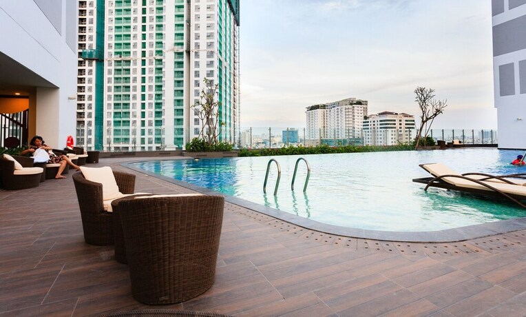 Imagen de la habitación del Hotel MK Rivergate Apartment. Foto 10