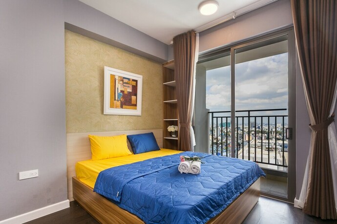 Imagen de la habitación del Hotel MK Rivergate Apartment. Foto 15