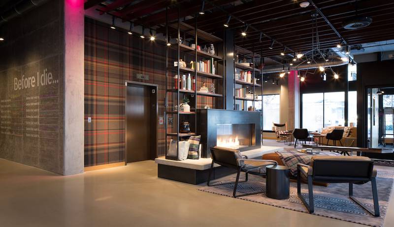 Imagen del bar/restaurante del Hotel MOXY Seattle Downtown. Foto 2