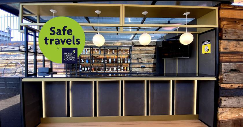 Imagen del bar/restaurante del Hotel MX Centro. Foto 2