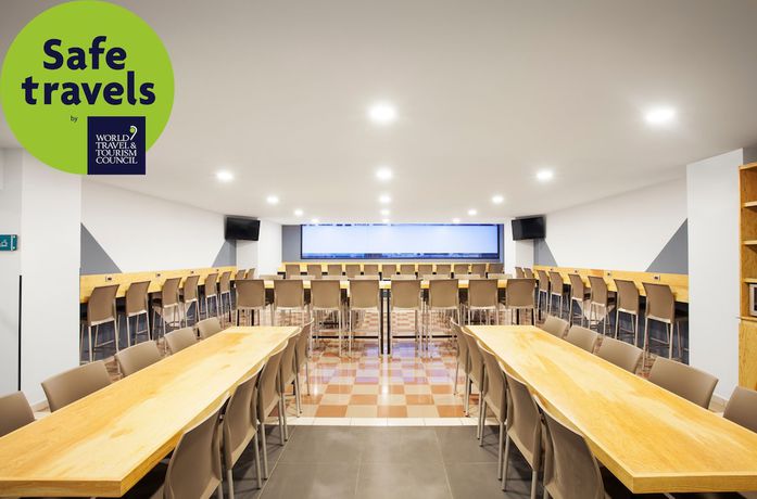 Imagen del bar/restaurante del Hotel MX lagunilla. Foto 4