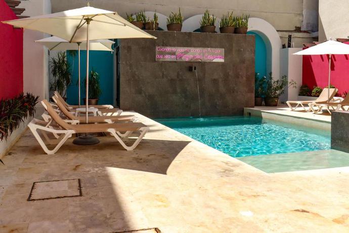 Imagen de la piscina del Hotel MX portal maya. Foto 14