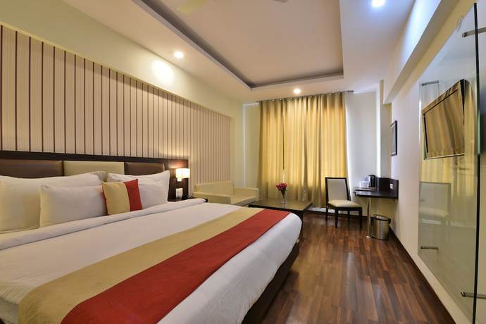 Imagen de la habitación del Hotel Madhuban, Haridwar. Foto 7