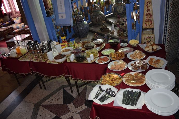 Imagen del bar/restaurante del Hotel Madrid, Chefchauen. Foto 5