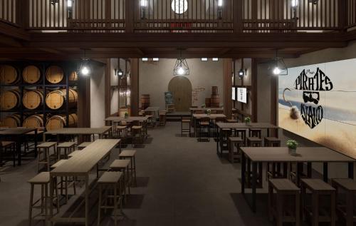 Imagen del bar/restaurante del Hotel Magic Pirates Island. Foto 1
