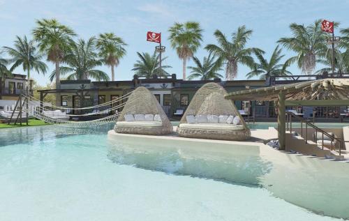 Imagen de la piscina del Hotel Magic Pirates Island. Foto 18