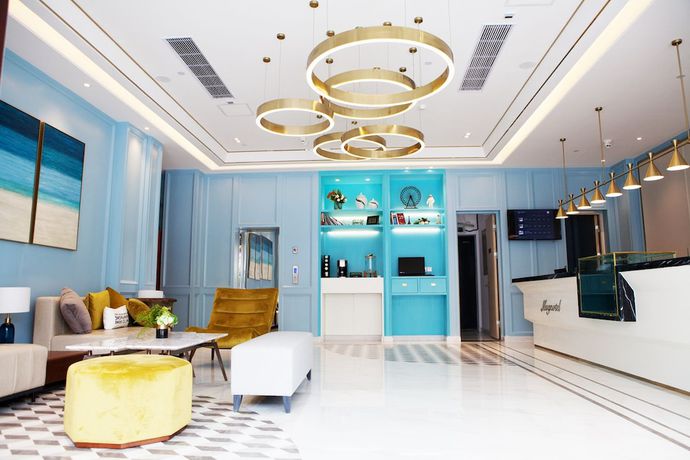 Imagen de los interiores del Hotel Magnotel of Commercial Street Yulong Road Binhai Yancheng. Foto 11