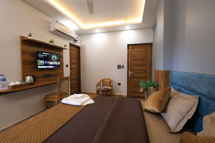 Imagen de la habitación del Hotel Mahadev Rishikesh. Foto 15