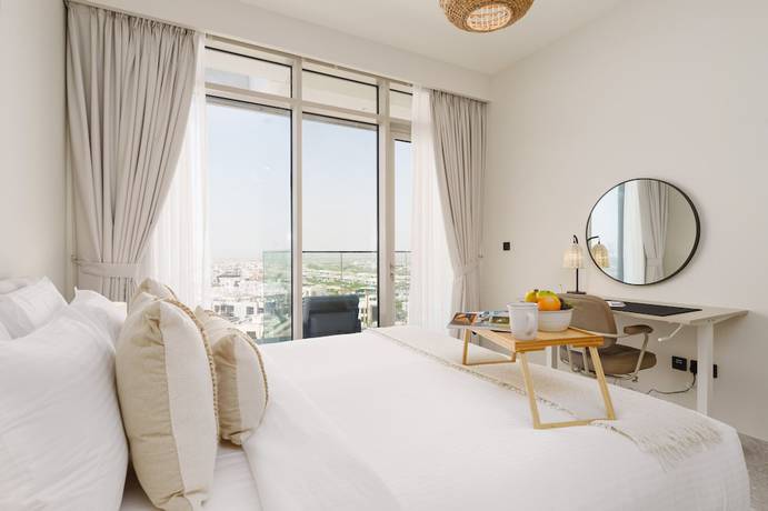 Imagen de la habitación del Hotel Maison Privee - Graceful Apt In Prestigious Dubai Hills Close To The Golf Course. Foto 9