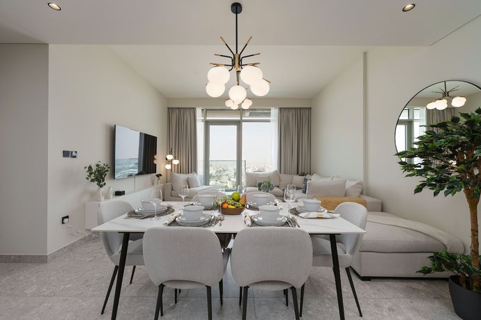 Imagen de la habitación del Hotel Maison Privee - Graceful Apt In Prestigious Dubai Hills Close To The Golf Course. Foto 11