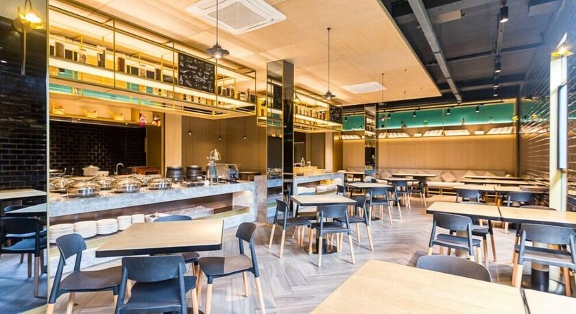 Imagen del bar/restaurante del Hotel Maixin'ge Boutique Hotel Pudong Airport. Foto 7