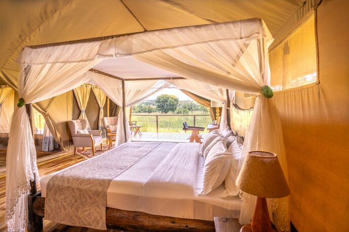 Imagen de la habitación del Hotel Malaika Luxury Camp Seronera Serengeti. Foto 17