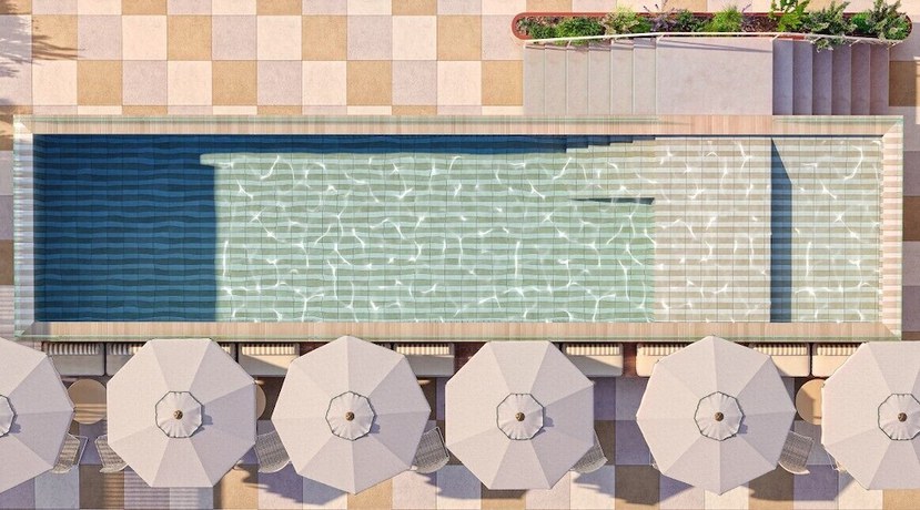 Imagen de la piscina del Hotel Malvarrosa Plaza by Intelier. Foto 10