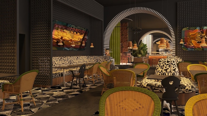 Imagen del bar/restaurante del Hotel Mama Shelter Dubai. Foto 2