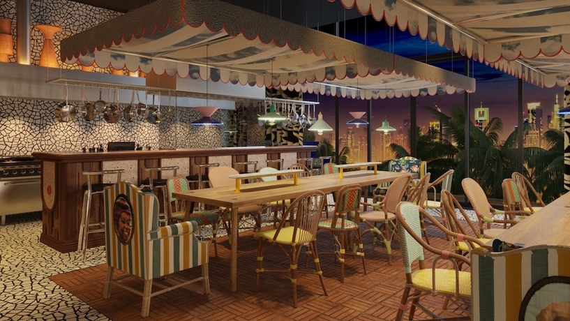 Imagen del bar/restaurante del Hotel Mama Shelter Dubai. Foto 3