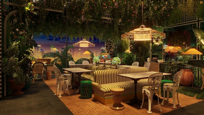 Imagen del bar/restaurante del Hotel Mama Shelter Dubai. Foto 5