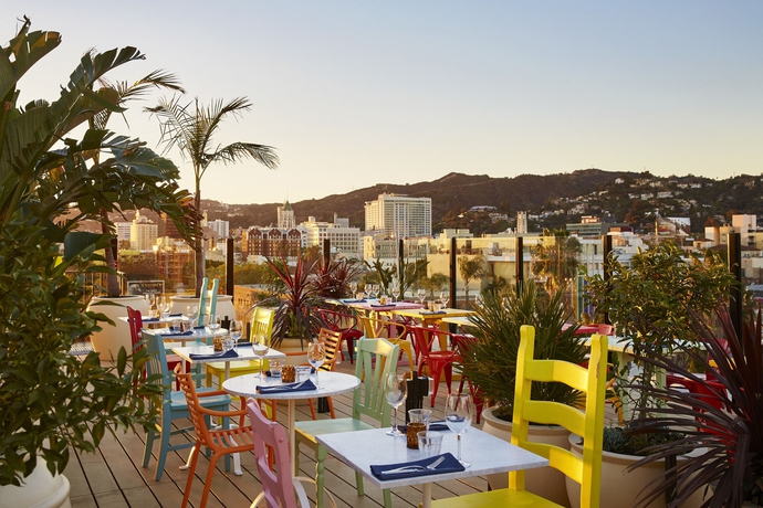 Imagen del bar/restaurante del Hotel Mama Shelter Los Angeles. Foto 3