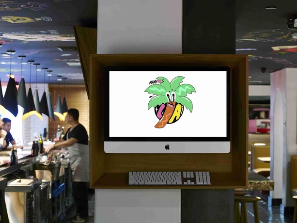 Imagen del bar/restaurante del Hotel Mama Shelter Los Angeles. Foto 6