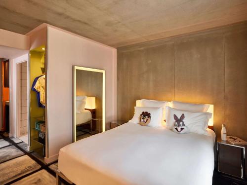 Imagen de la habitación del Hotel Mama Shelter Lyon. Foto 7