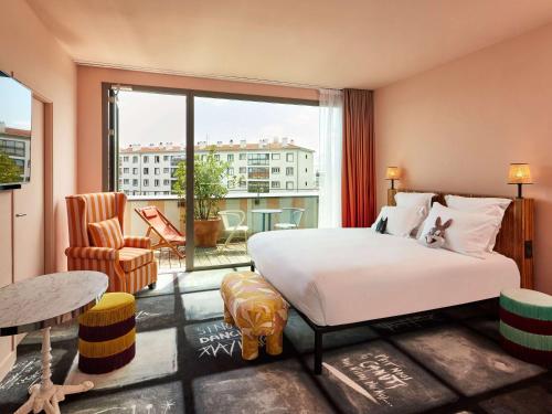 Imagen de la habitación del Hotel Mama Shelter Lyon. Foto 10