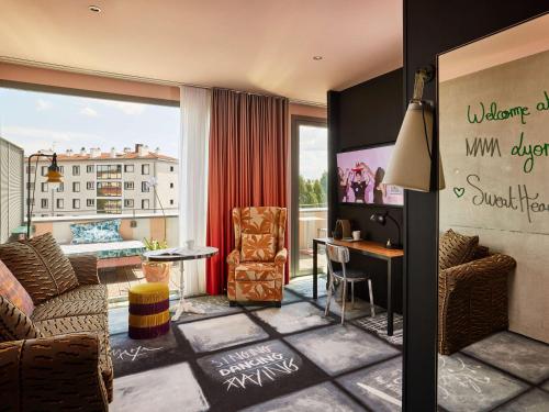 Imagen de la habitación del Hotel Mama Shelter Lyon. Foto 17