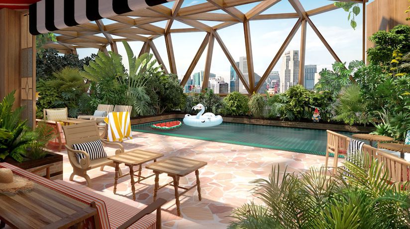 Imagen de la piscina del Hotel Mama Shelter Singapore. Foto 15