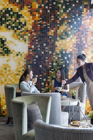 Imagen del bar/restaurante del Hotel Mandarin Oriental Pudong, Shanghai. Foto 6