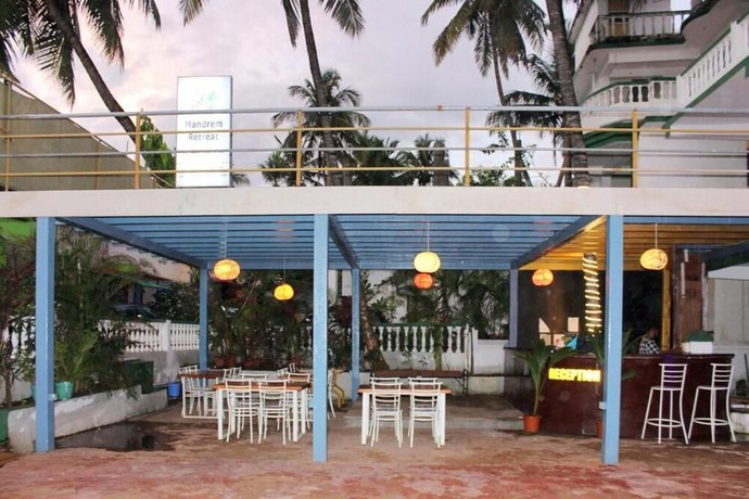 Imagen del bar/restaurante del Hotel Mandrem Retreat Beach Resort. Foto 3