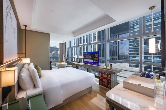 Imagen de la habitación del Hotel Manxin Beijing Bei Qi Jia Wen Du Shui Cheng. Foto 4