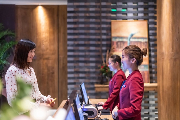 Imagen de los interiores del Hotel Manxin Beijing Bei Qi Jia Wen Du Shui Cheng. Foto 19