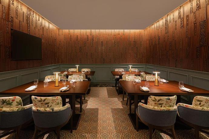 Imagen del bar/restaurante del Hotel Marriott Executive Apartments Bengaluru UB City. Foto 5