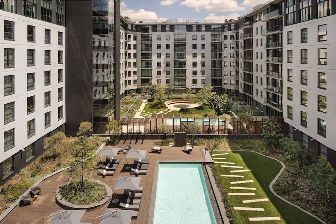 Imagen de la piscina del Hotel Marriott Executive Apartments Johannesburg, Melrose Arch. Foto 19