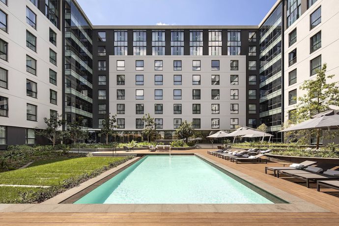 Imagen de la piscina del Hotel Marriott Executive Apartments Johannesburg, Melrose Arch. Foto 20