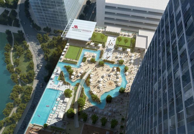 Imagen del bar/restaurante del Hotel Marriott Marquis Houston. Foto 5