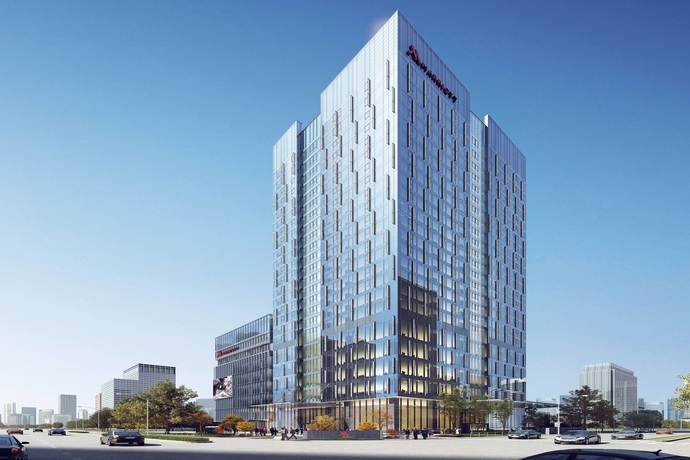 Imagen de los exteriores del Hotel Marriott Nanjing South. Foto 18