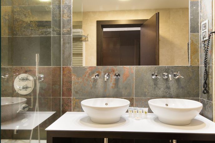 Imagen de la habitación del Hotel Mas Solà. Foto 7