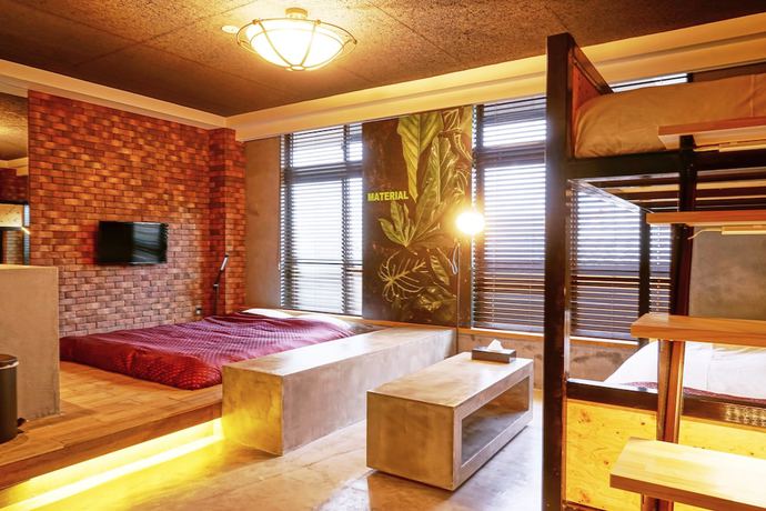 Imagen de la habitación del Hotel Material. Foto 3