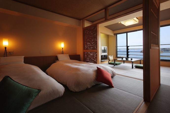 Imagen de la habitación del Hotel Matsushima Onsen Motoyu Hotel Ubudo. Foto 3