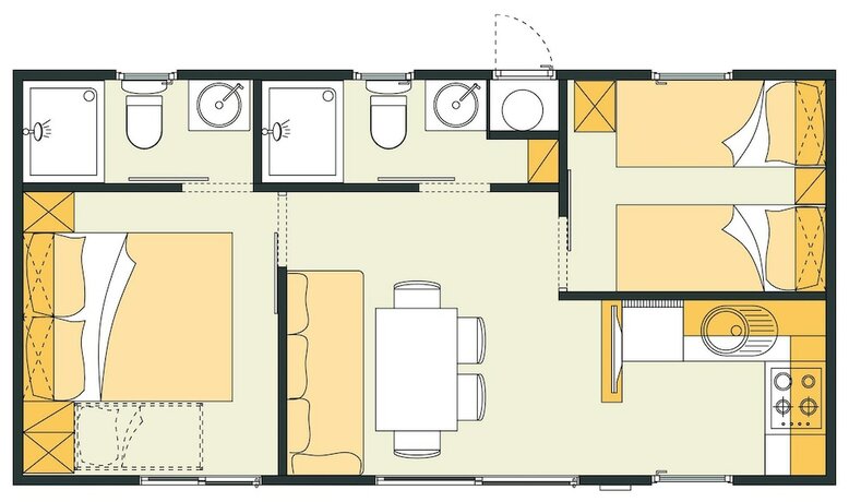 Imagen general del Hotel Mediteran Mobile Homes Camping Park Umag. Foto 4