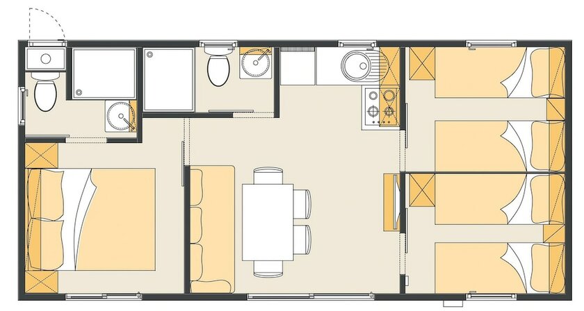 Imagen general del Hotel Mediteran Mobile Homes Camping Park Umag. Foto 8